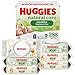 Huggies Natural Care Sensitive Baby Wipes, Unscented, Hypoallergenic, 6 Flip-Top Packs (288 Wipes Total)
